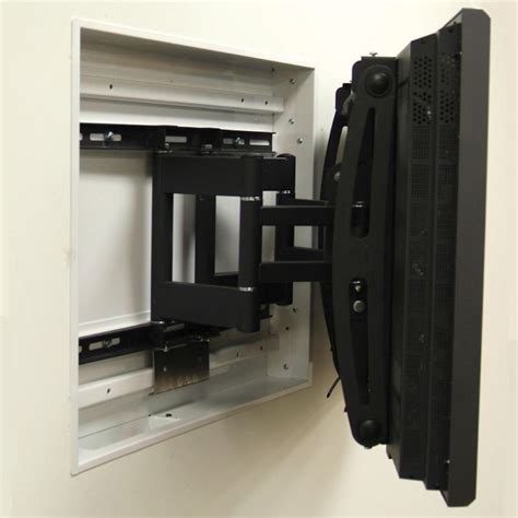 recessed steel tv box|recessed wall mount tv box.